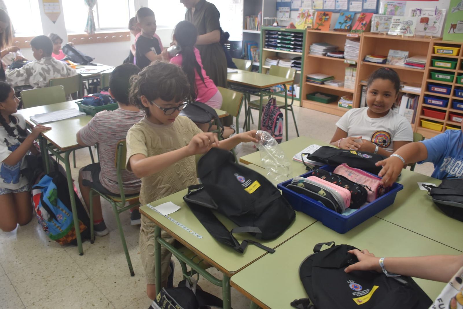 Así ha sido la visita de Barcones al CEIP Reina Sofía