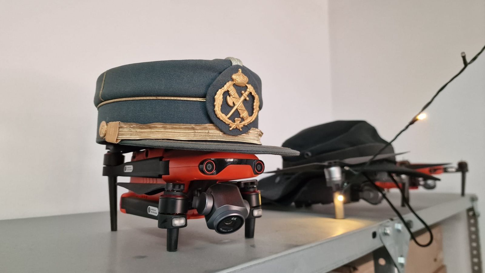 Imagen de uno de los drones intervenidos