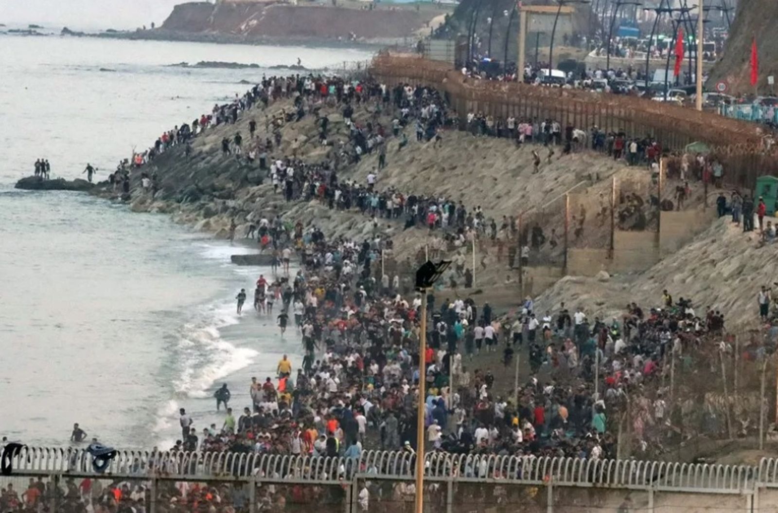 Durante el 30 y 31 de julio Ceuta sufrió una invasión de más de 80.000 marroquíes