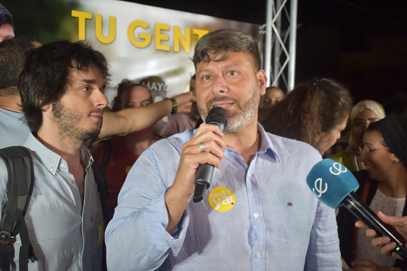El secretario general de Ceuta Ya!, Mohamed Mustafa/FOTO EL PUEBLO