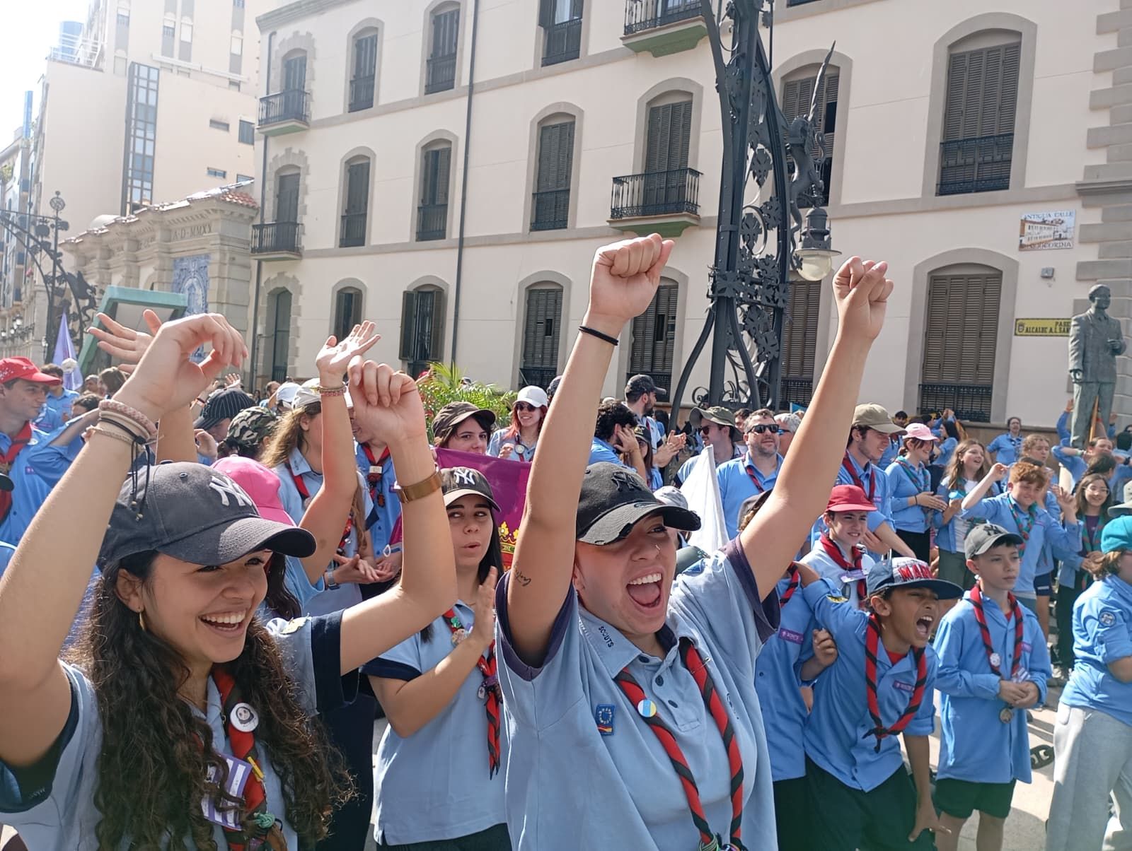 Ceuta da la bienvenida al movimiento scout con una hermosa ceremonia