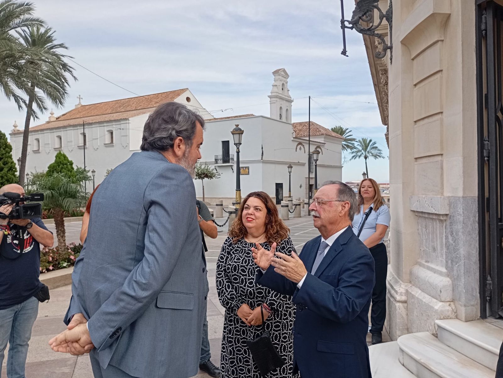El presidente de la Ciudad y la delegada del Gobierno reciben a Rubén Pérez