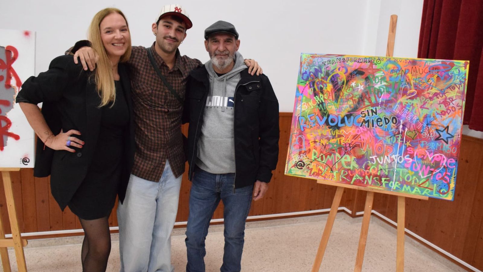 Imagen de la primera de las jornadas “Democracia, Igualdad, Convivencia y Libertad” en el Camoens.