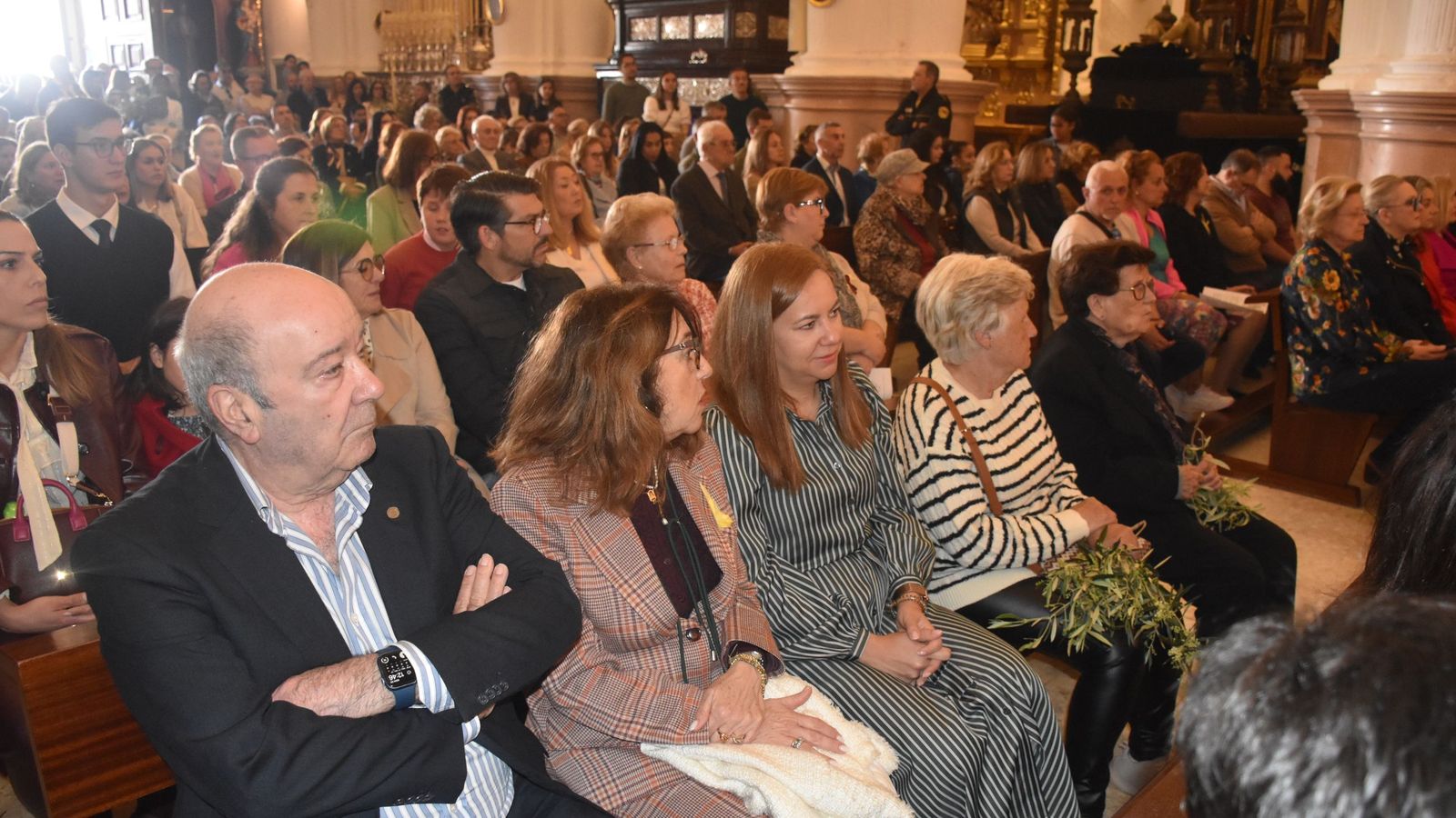 Procesión y bendición de las palmas y misa en el Santuario de África por el Domingo de Ramos