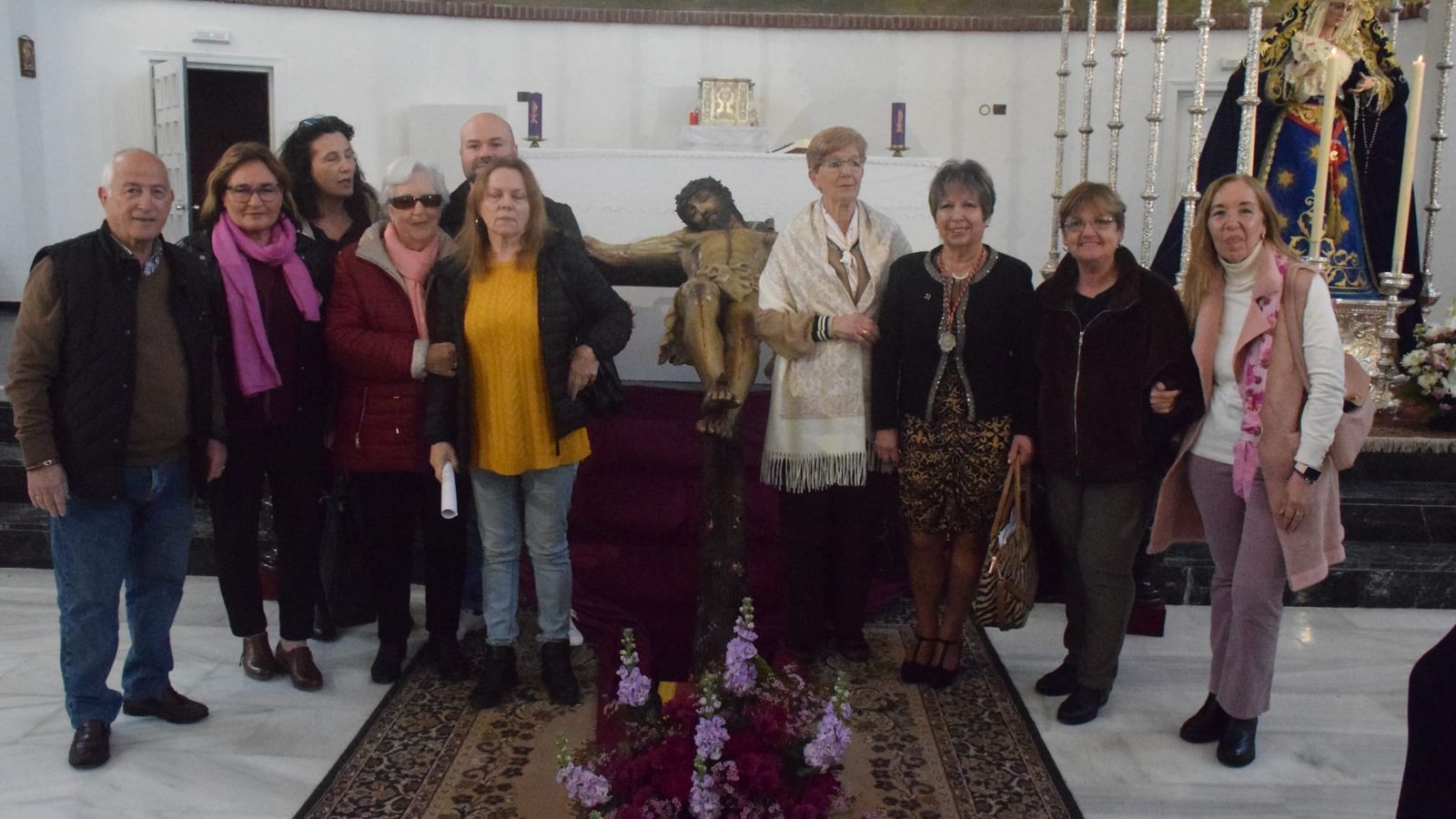 Función Principal y Besapié de la cofradía de la Encrucijada en la parroquia de San José