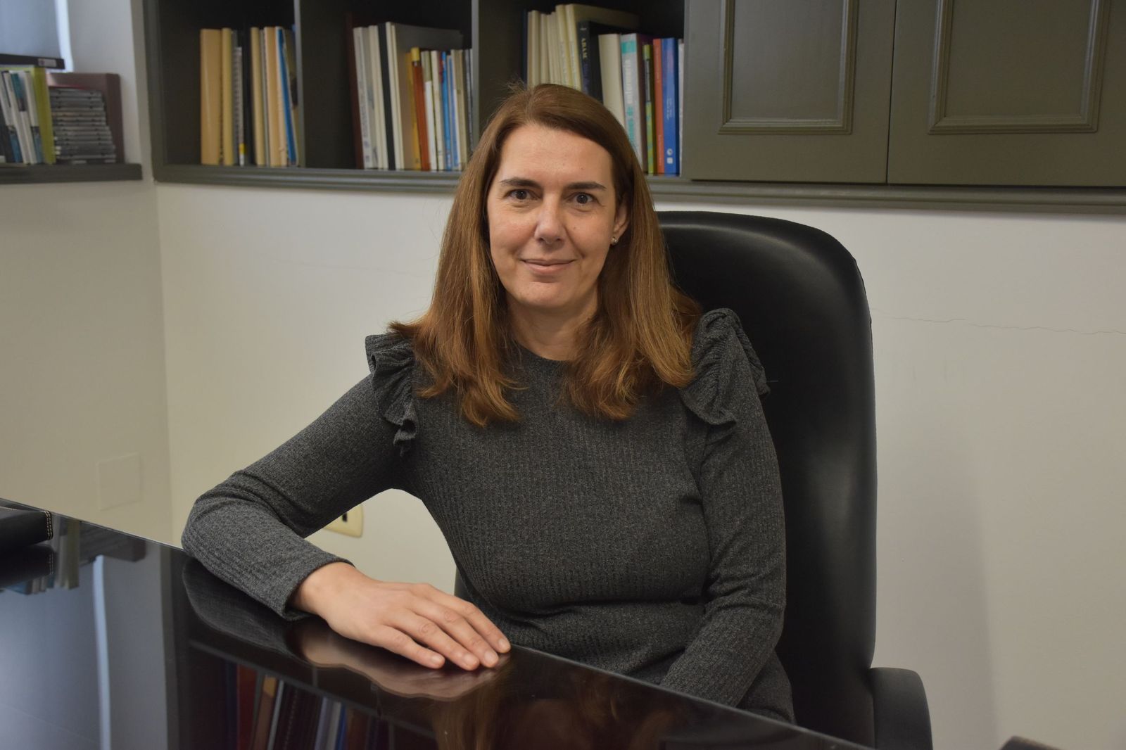 La presidenta del Colegio de Enfermería, Rosa Fuentes