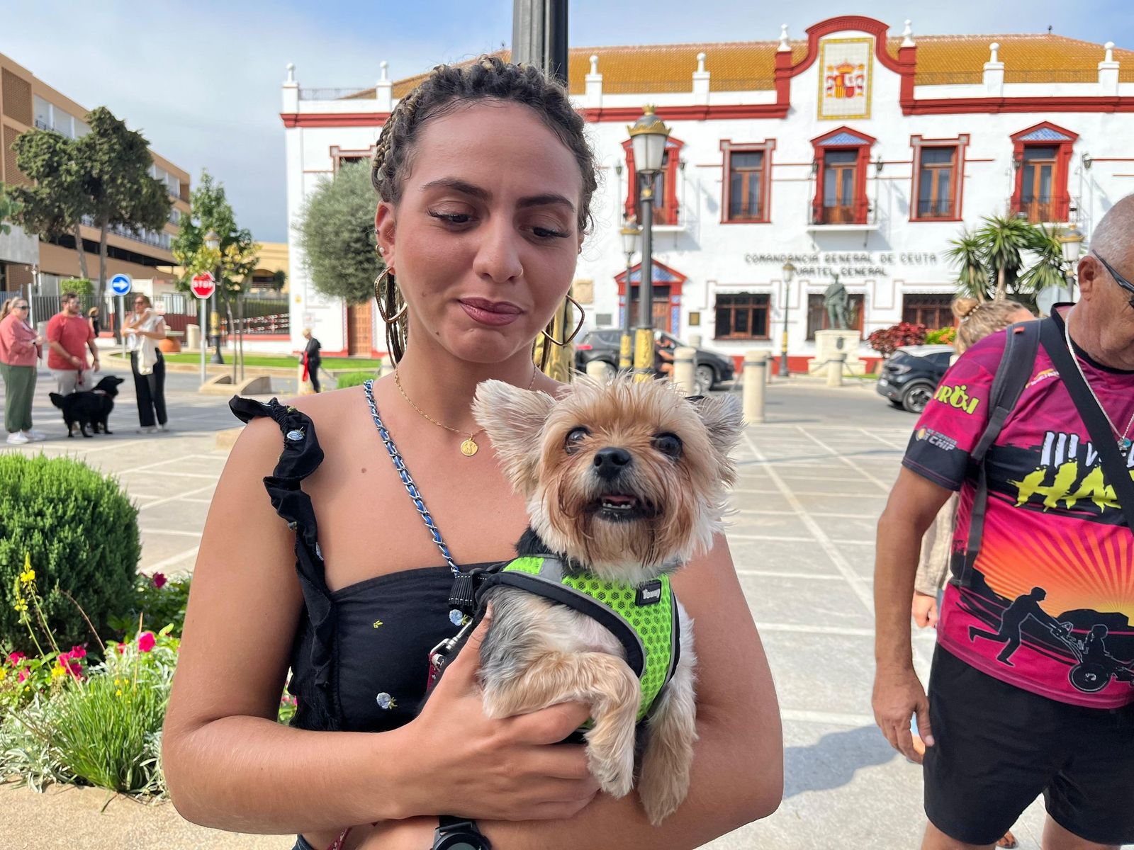 El vicario bendice a los animales de Ceuta por San Daniel