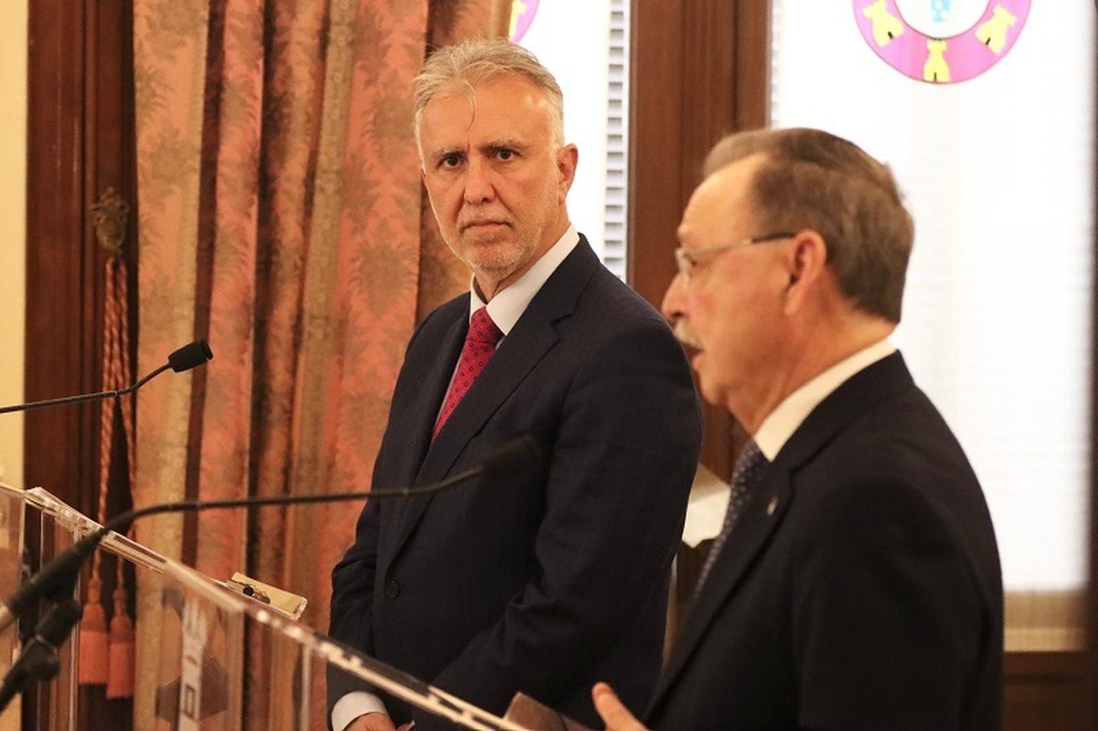 Vivas y Torres durante la última visita del ministro a Ceuta. / FOTO REDUAN