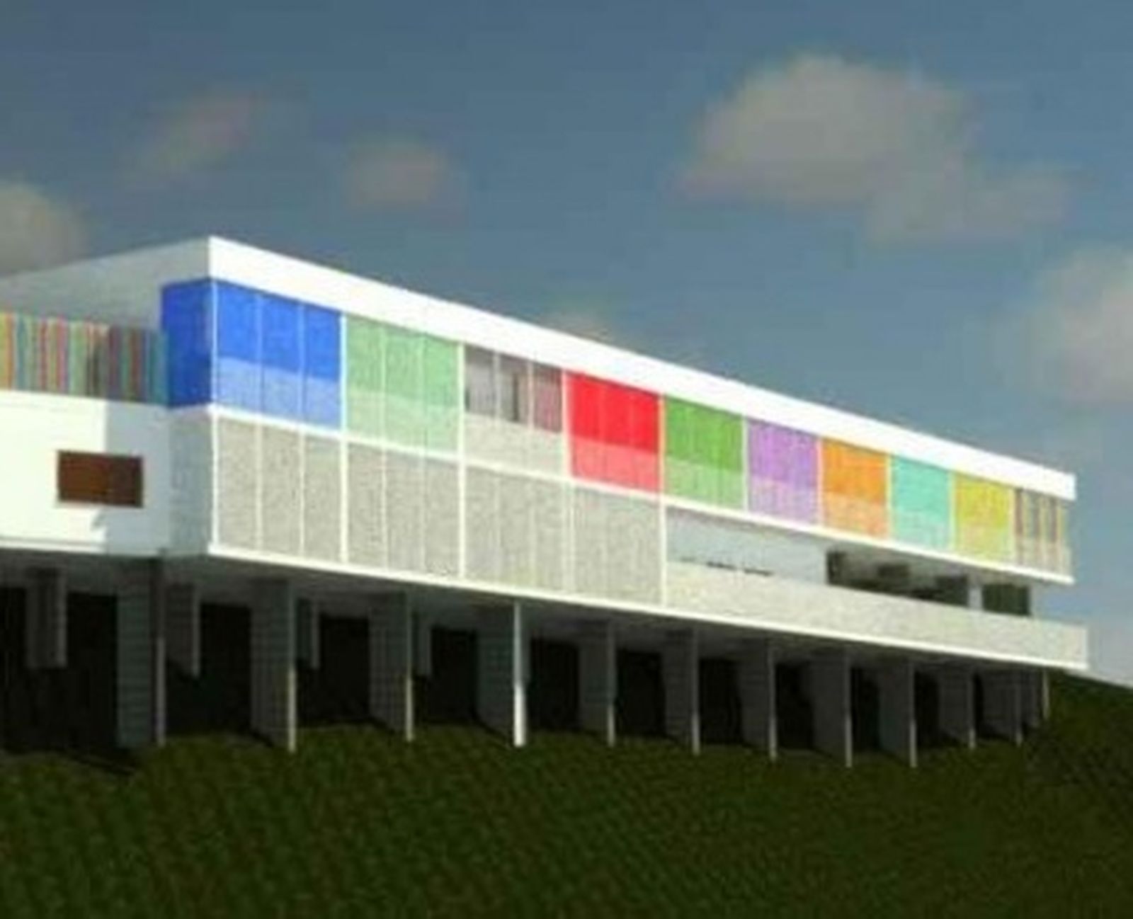 Boceto de la nueva escuela infantil de Loma Colmenar. / FOTO CEDIDA