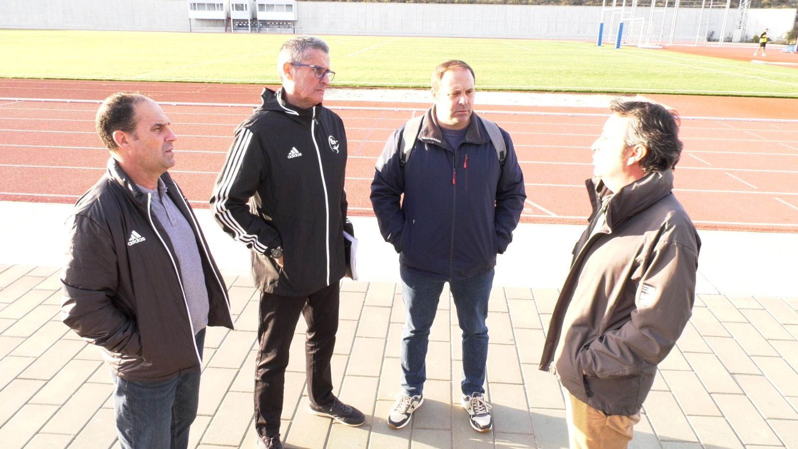 Visita al pabellón portátil