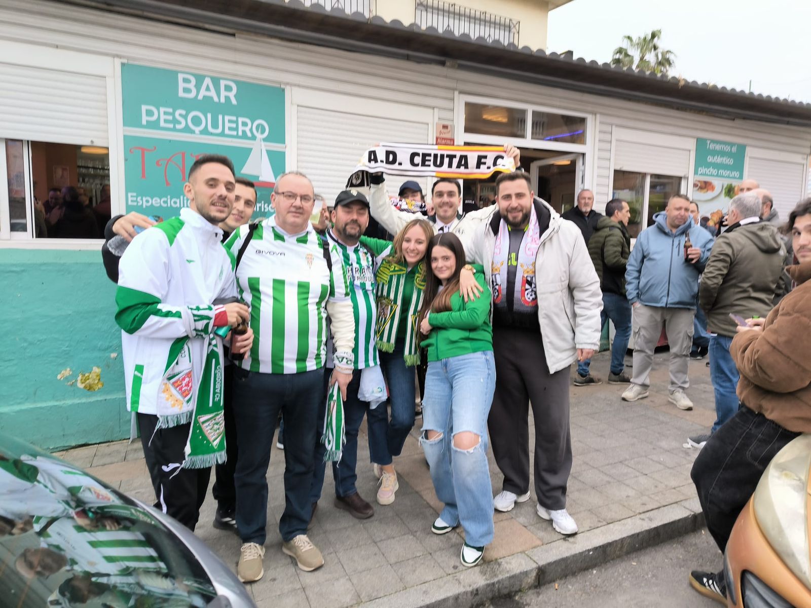 Así se vive la previa entre AD Ceuta y Córdoba CF en el Alfonso Murube