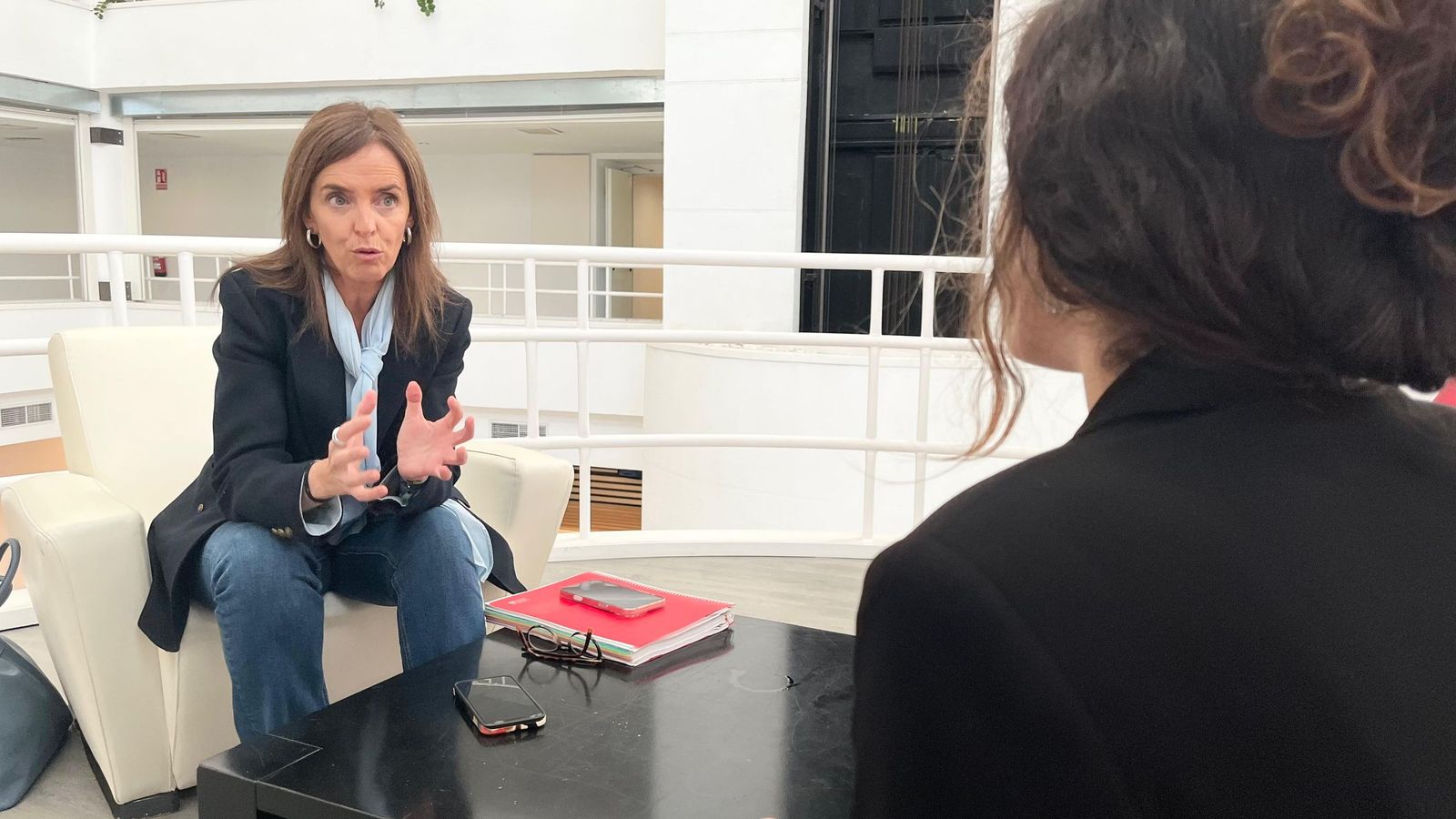 Carmen Fúnez en el Hotel Puerta de África