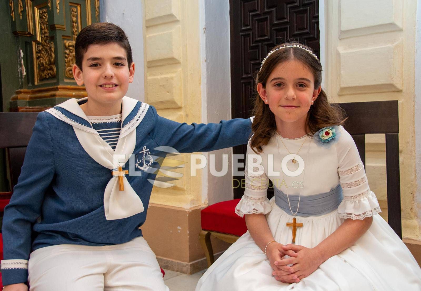 Una primera comunión en la Iglesia de San Francisco