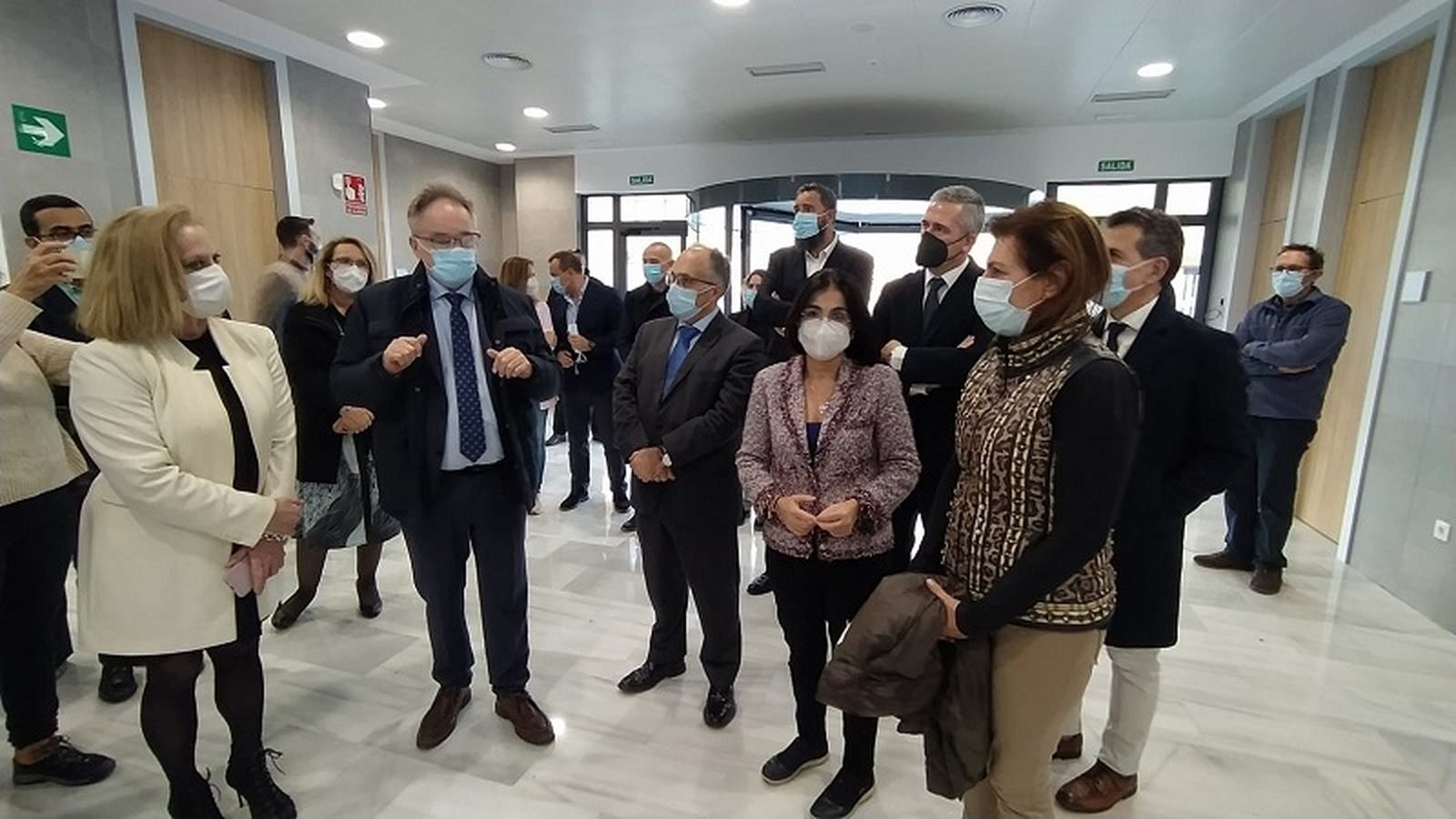 Visita de la ministra de Sanidad al nuevo Centro de Salud del Tarajal./ FOTO REDUAN