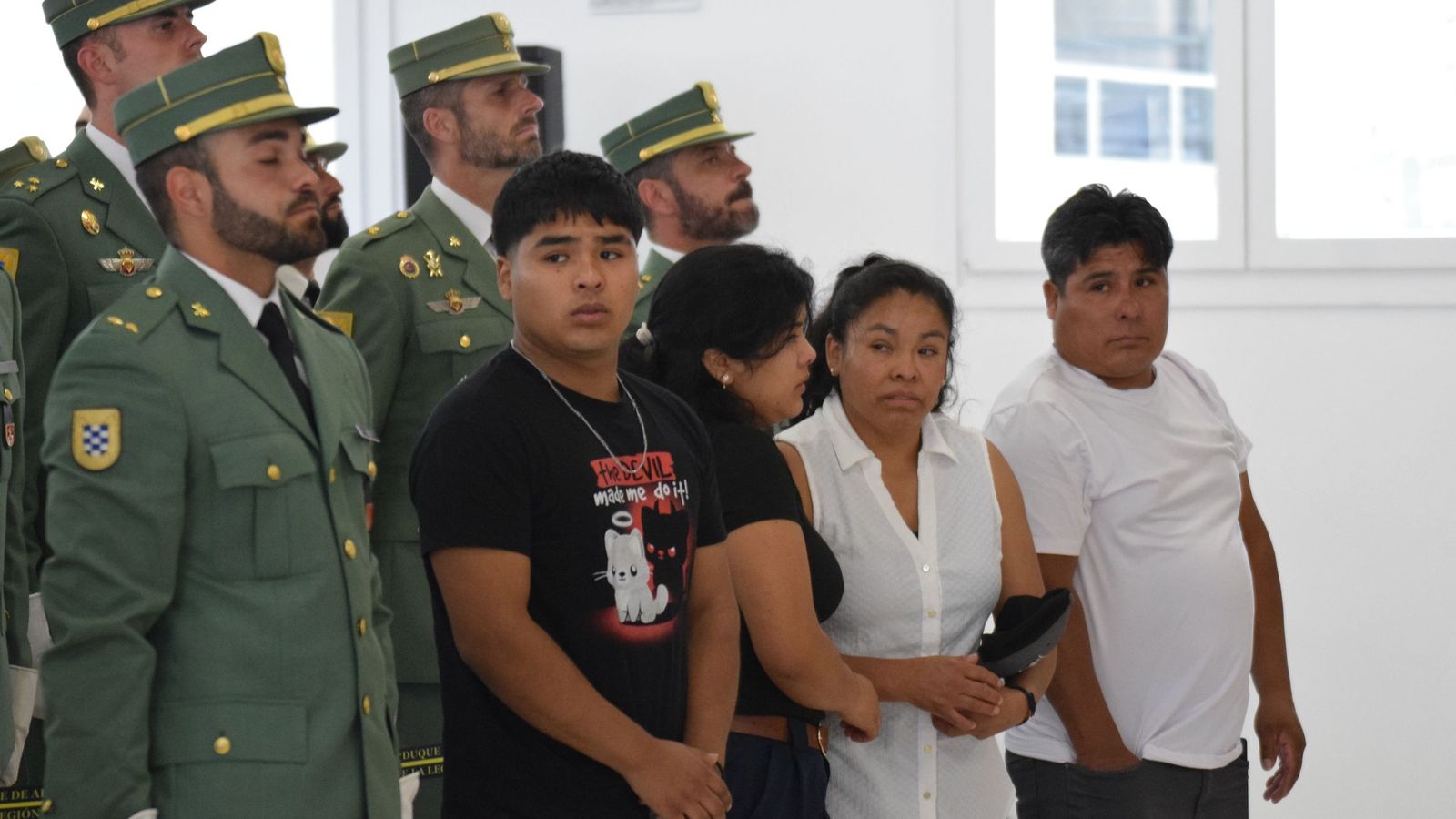 García Aldave da su último adiós al Caballero Legionario, Kevin Parra Mejías