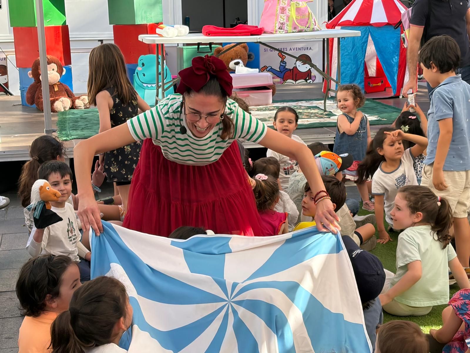 Olga Martí este jueves en la Plaza de los Reyes