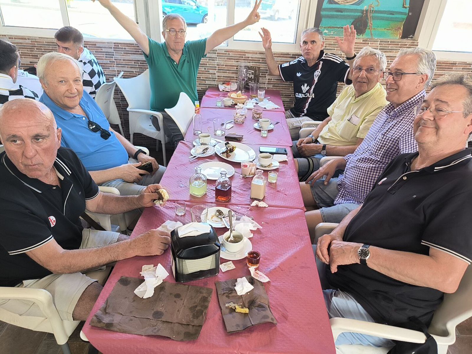 Buen ambiente entre los aficionados