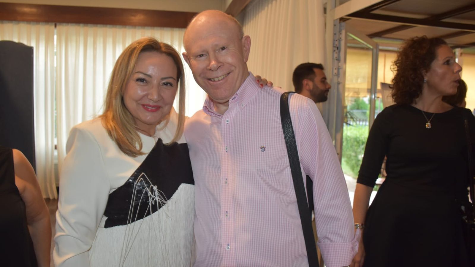Yolanda Aparicio, secretaria de UGT Ceuta, junto con Lobato