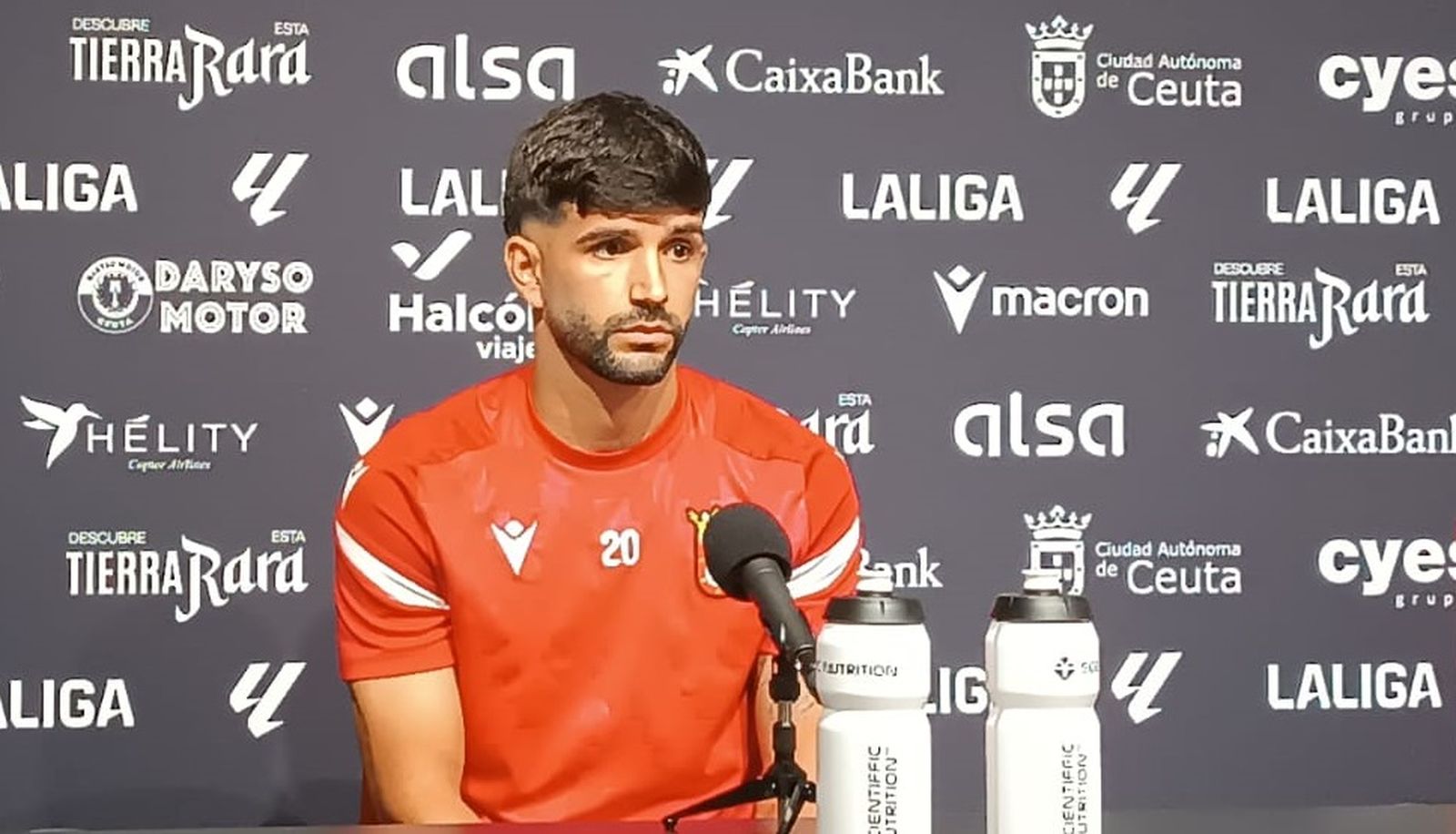 Ale Meléndez, en rueda de prensa