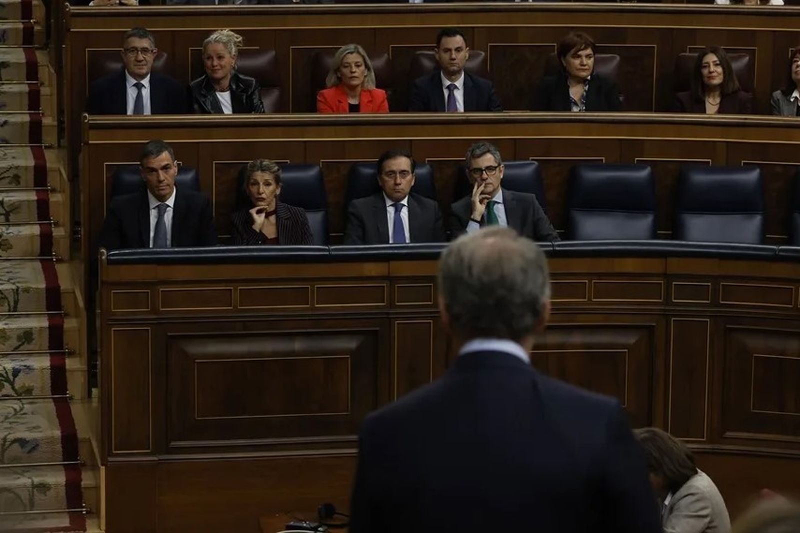 Sesión de Control en el Congreso de los Diputados interviniendo Alberto Núñez Feijóo.