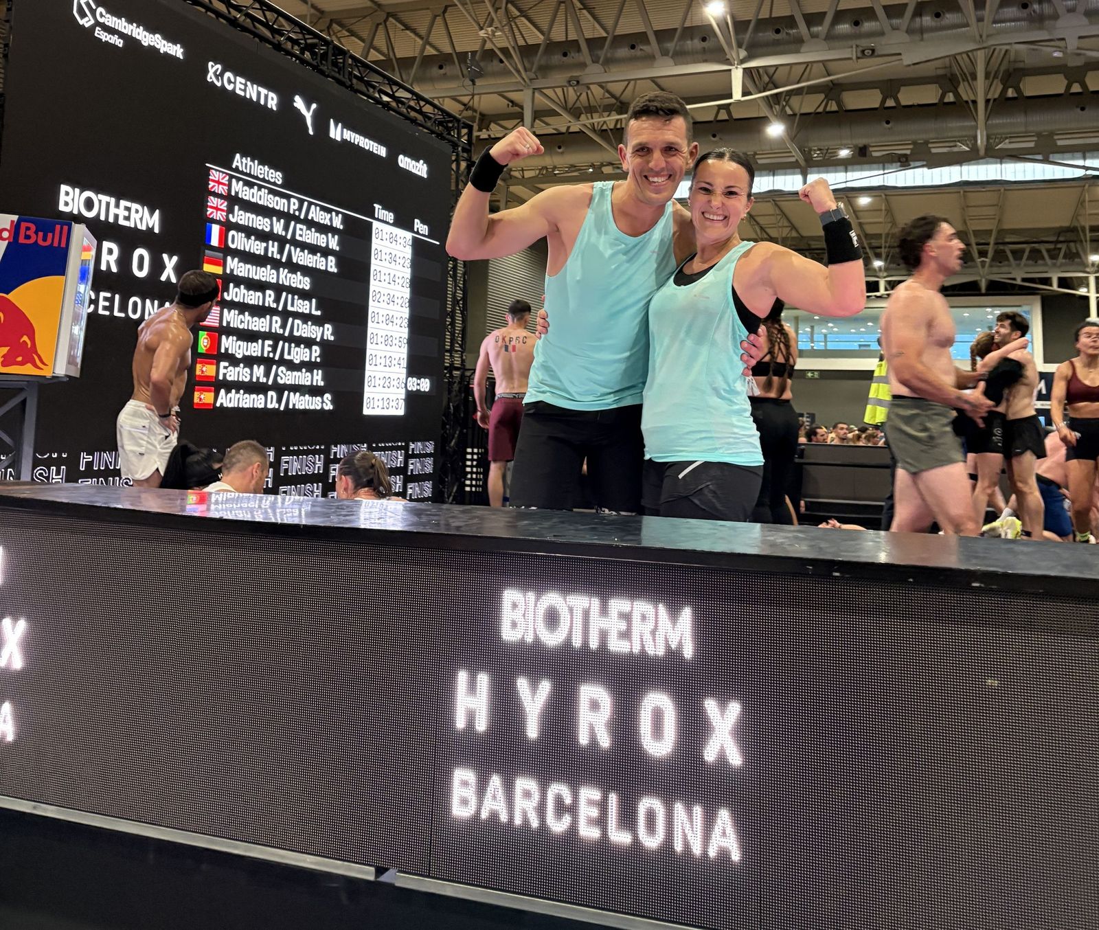 Ceuta presume de fuerza en Barcelona: Samia y Faris brillan en la exigente HYROX internacional