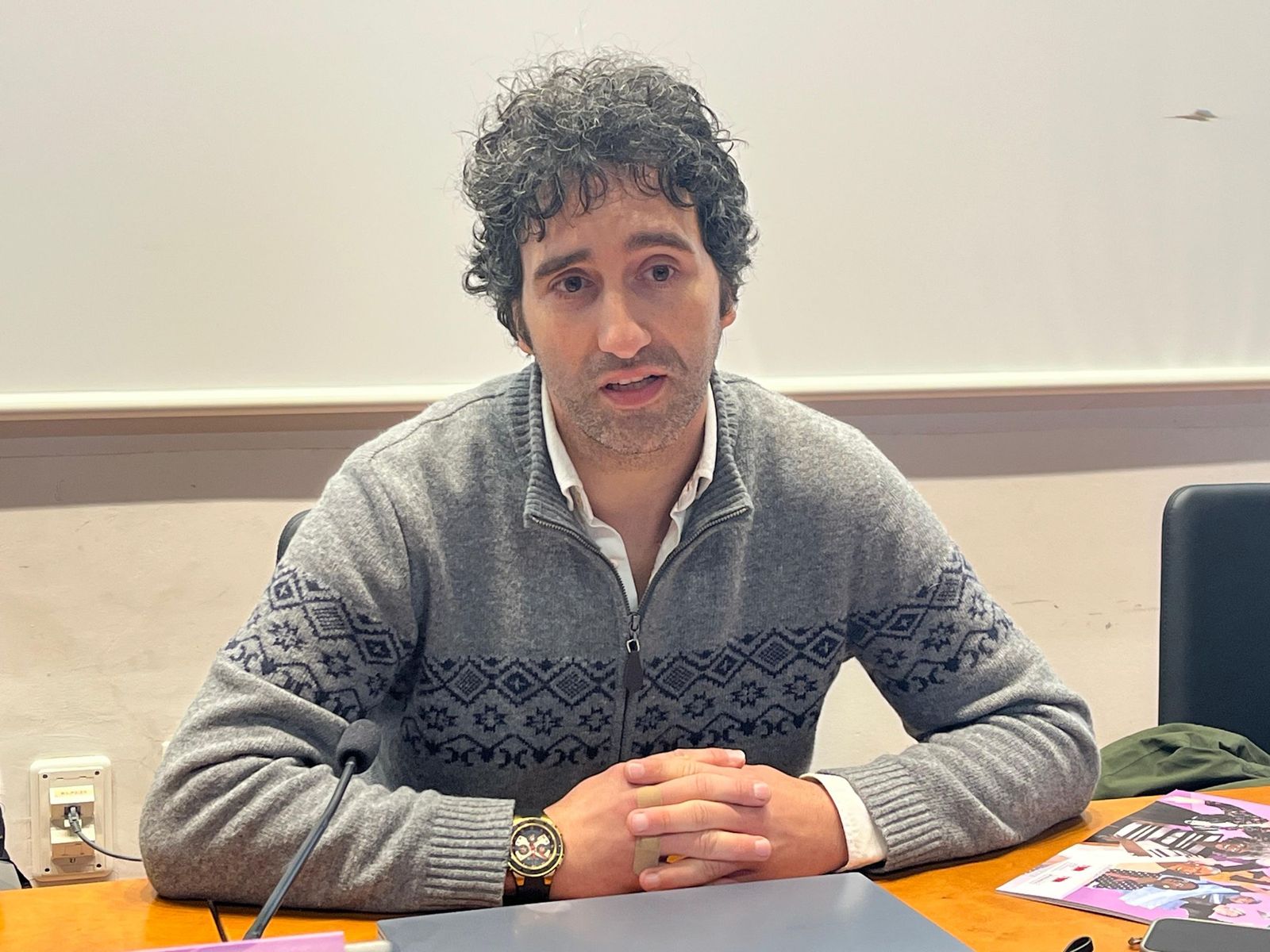 Paz durante su intervención este jueves en el Campus