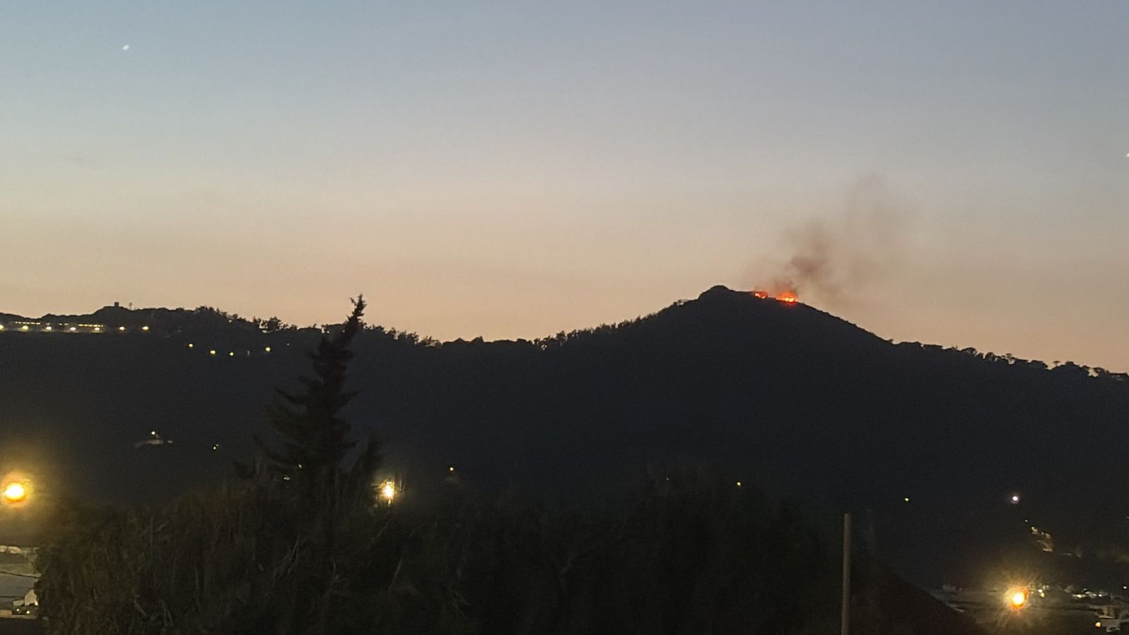 Imagen del incendio
