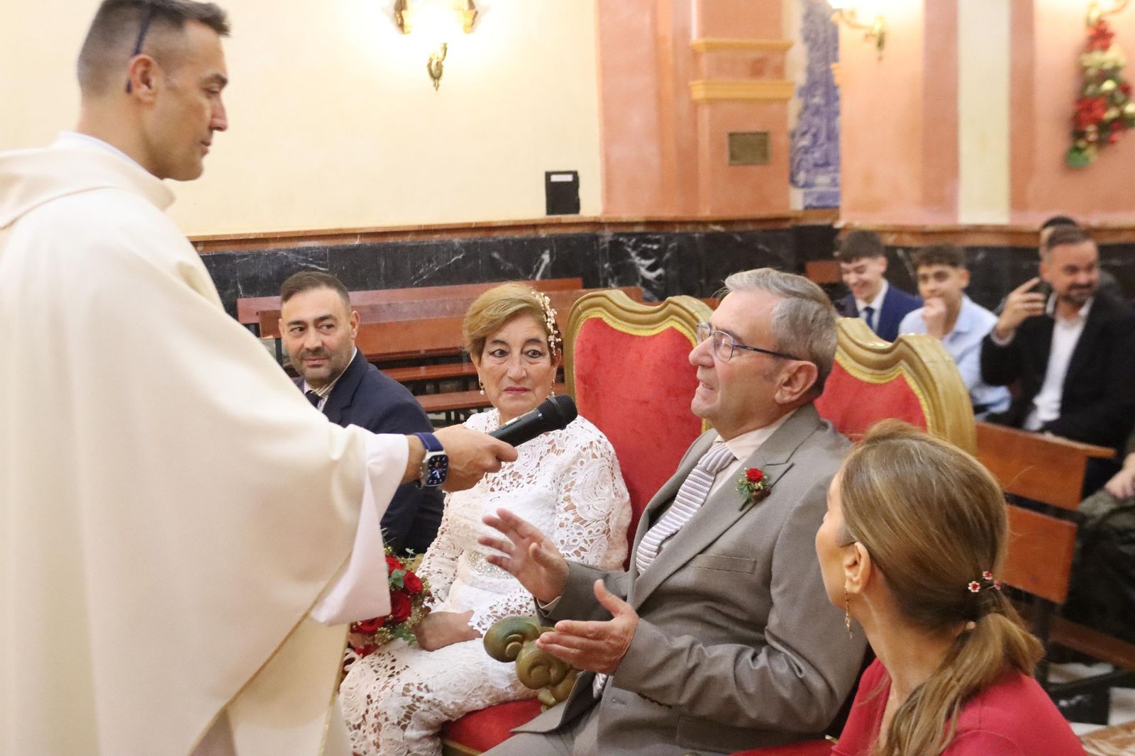 Agustín y Mari Carmen renuevan su compromiso matrimonial
