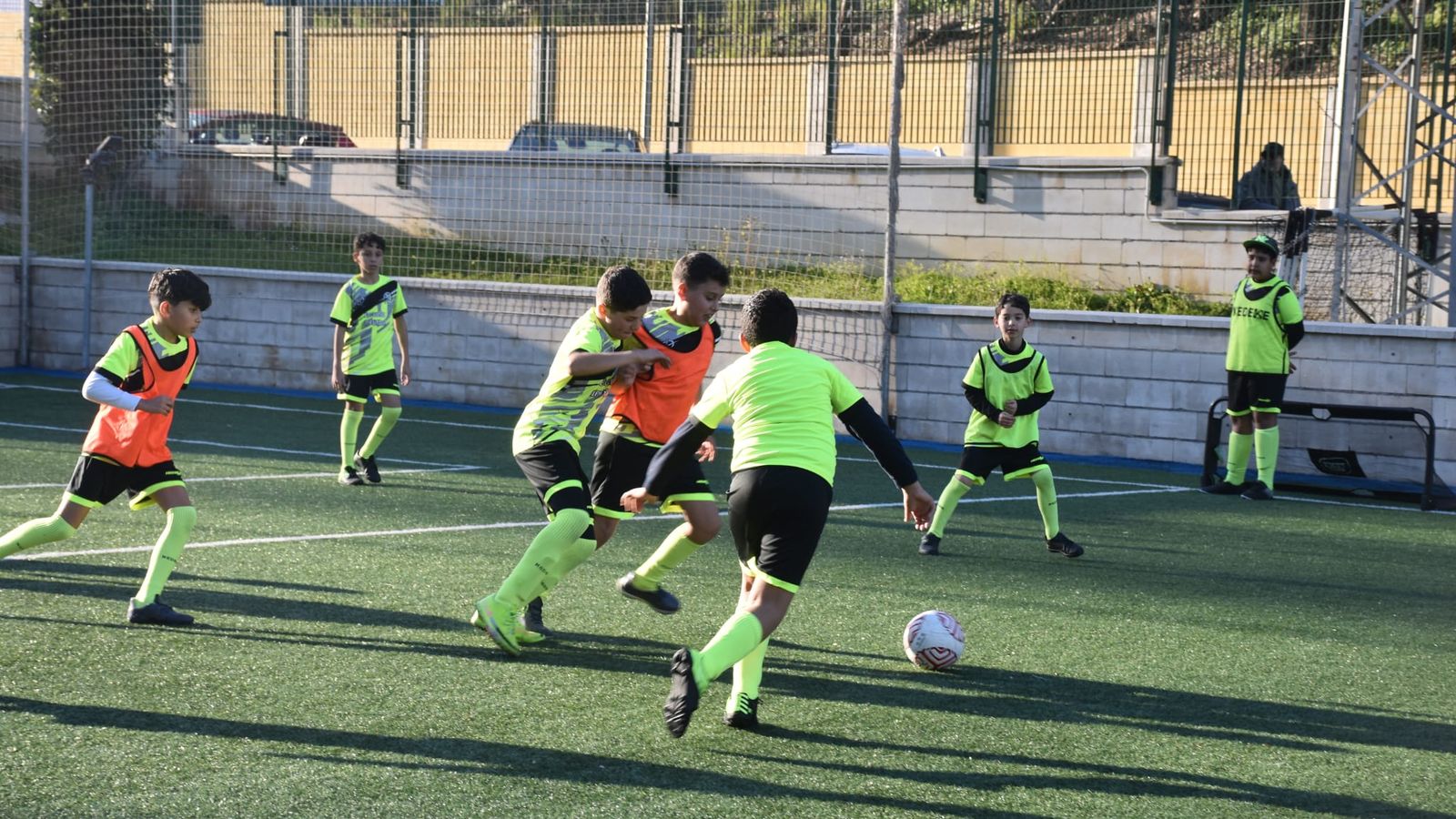 Entrenamientos en los campos del Príncipe