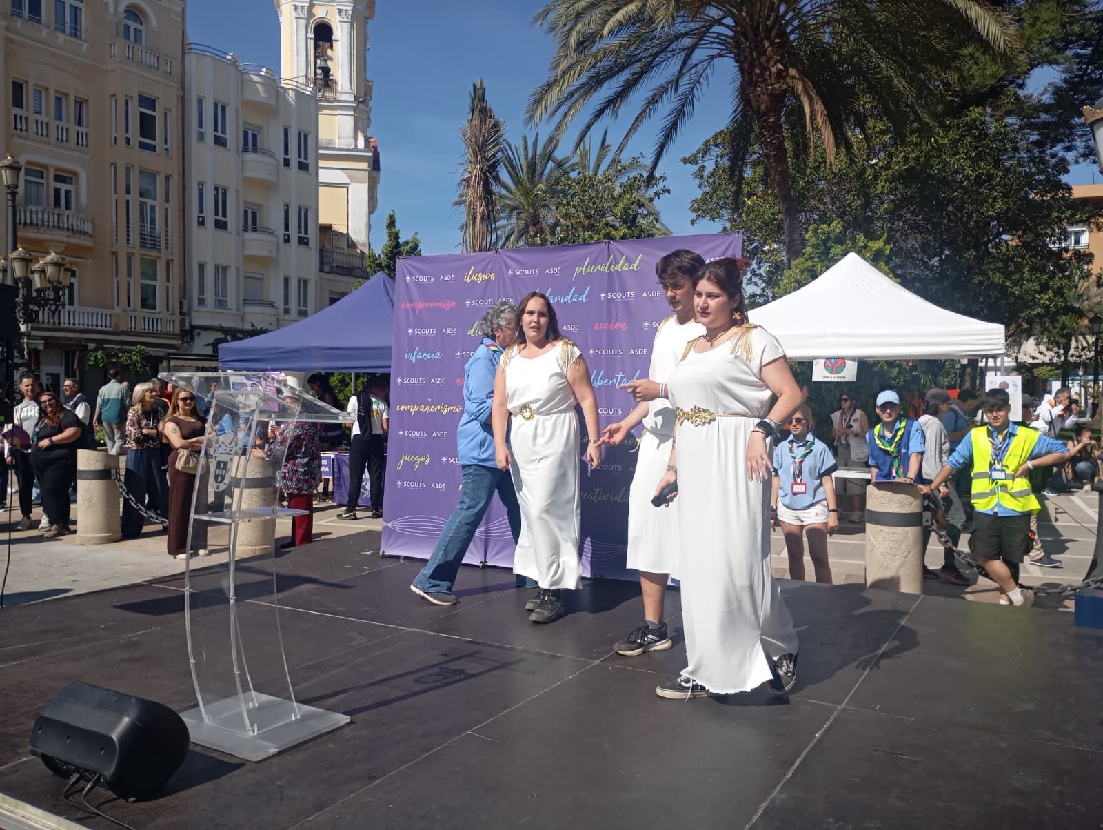 Ceuta da la bienvenida al movimiento scout con una hermosa ceremonia