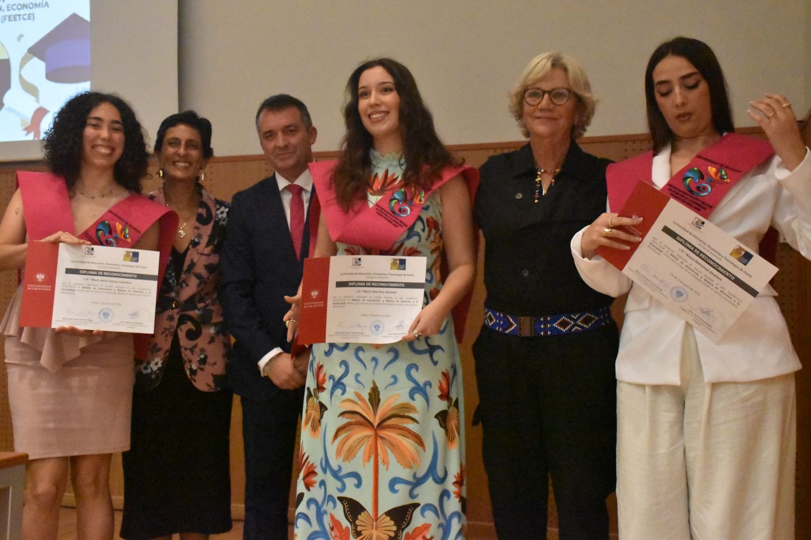 Graduación en el Campus de los posgrados de la Universidad de Granada en Ceuta