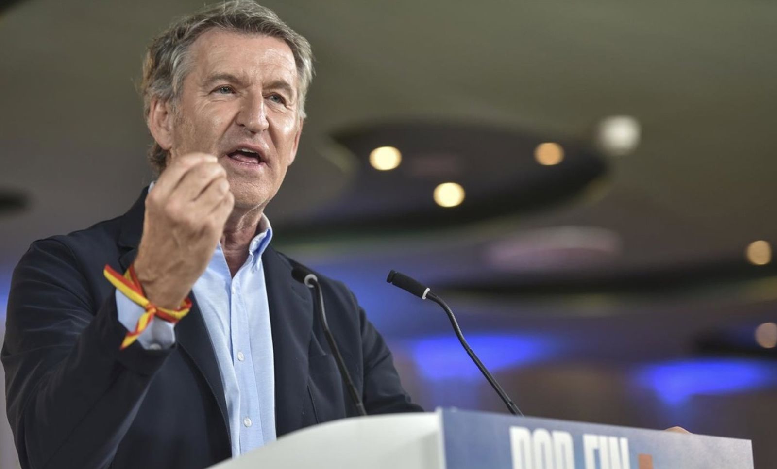 Alberto Núñez Feijóo, presidente nacional del Partido Popular