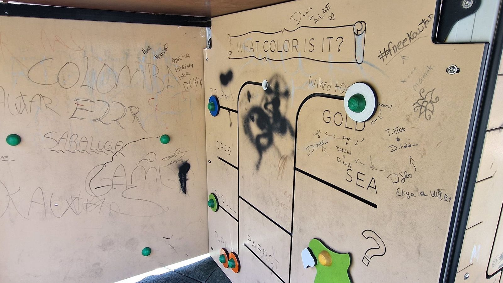 Los problemas de vandalismo no cesan en la plaza Nicaragua