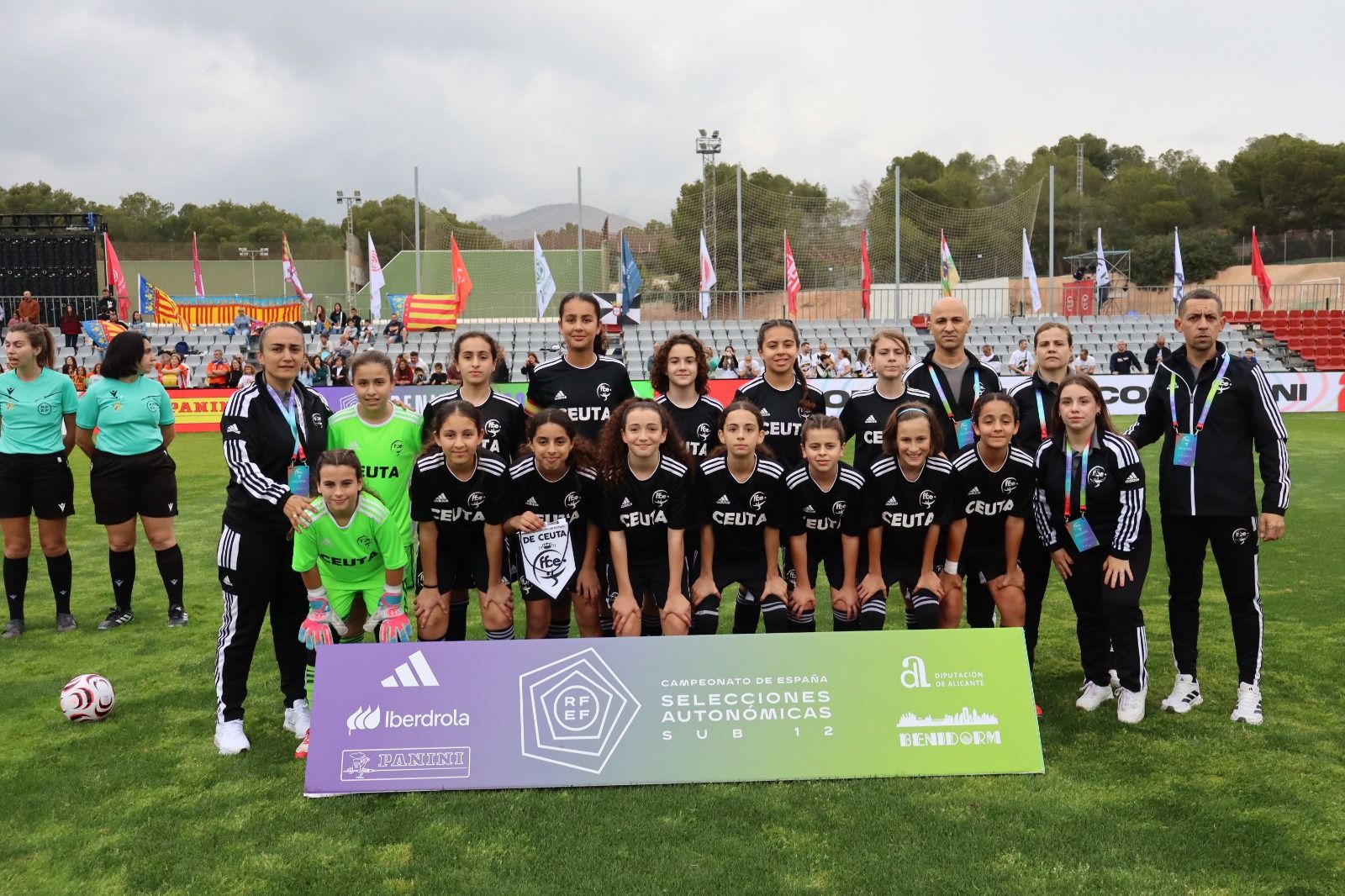 Ceuta sub-12 masculina y femenina en el Campeonato de España