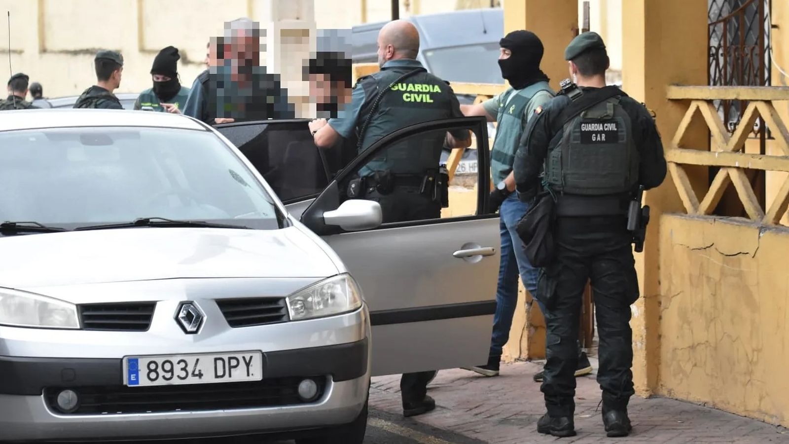 Operativo de la Guardia Civil.