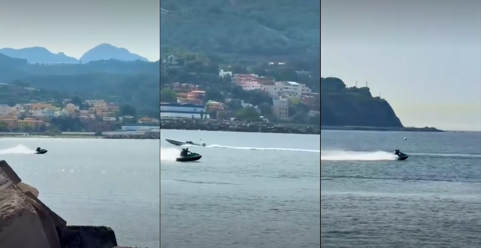 Marroquíes llegan a Algeciras en motos de agua y lanchas tras la crisis en Ceuta