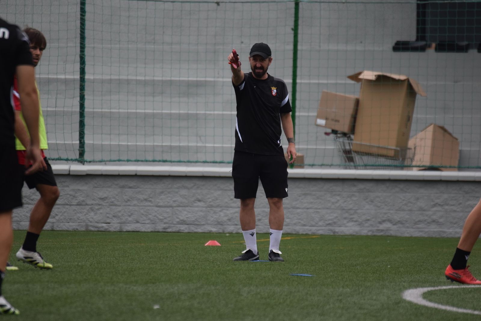 Entrenamiento del filial de la AD Ceuta