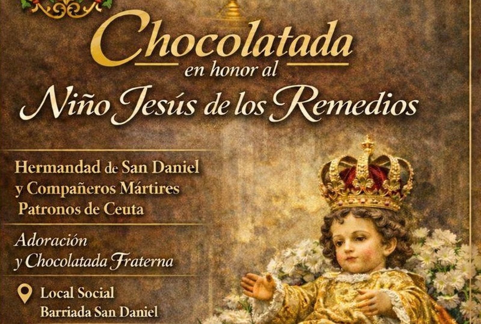 Cartel de la chocolatada