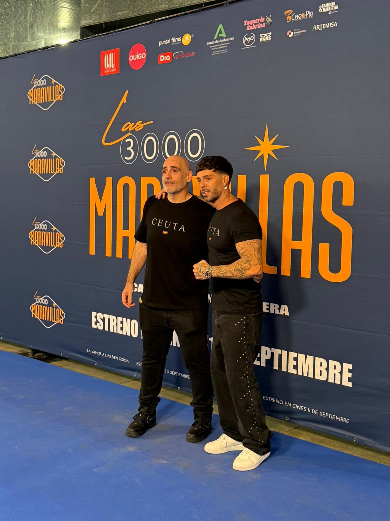 Rasel y el ceutí Monchi DJ hicieron visible a Ceuta en uno de los estrenos cinematográficos del año. La película 'Las 3000 maravillas' llegará a las salas españolas el próximo 11 de septiembre con una banda sonora de marcado sabor urbano