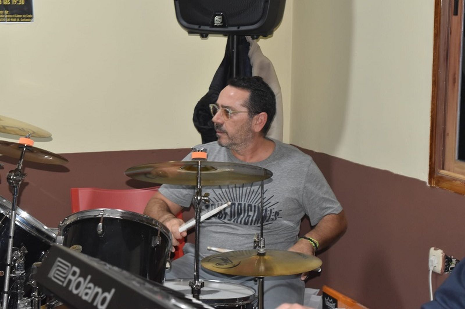 Rafael Montero, batería del grupo. / FOTO NICOL´S