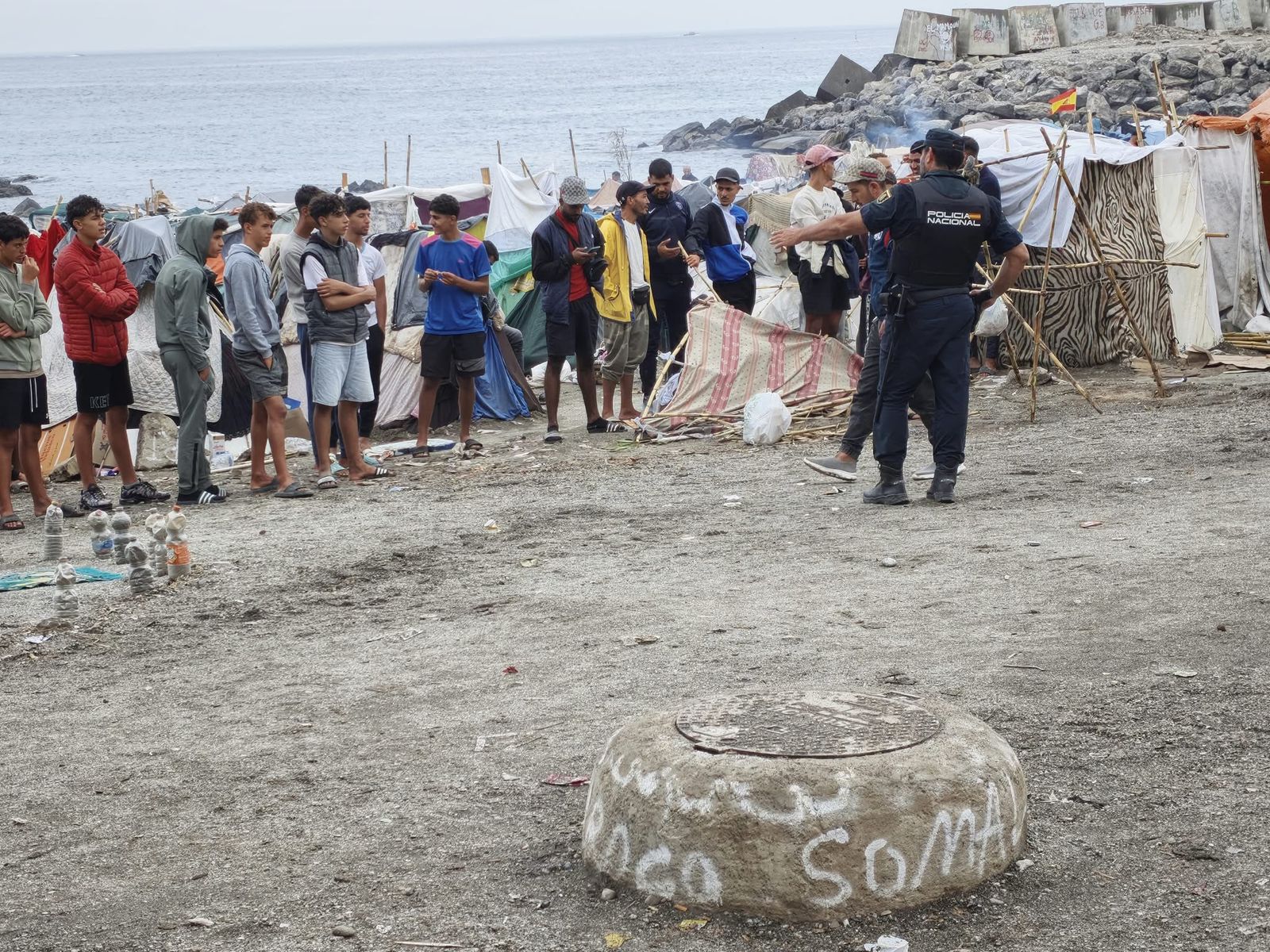 Menores migrantes alzan la voz en el Trampolín y reclaman protección