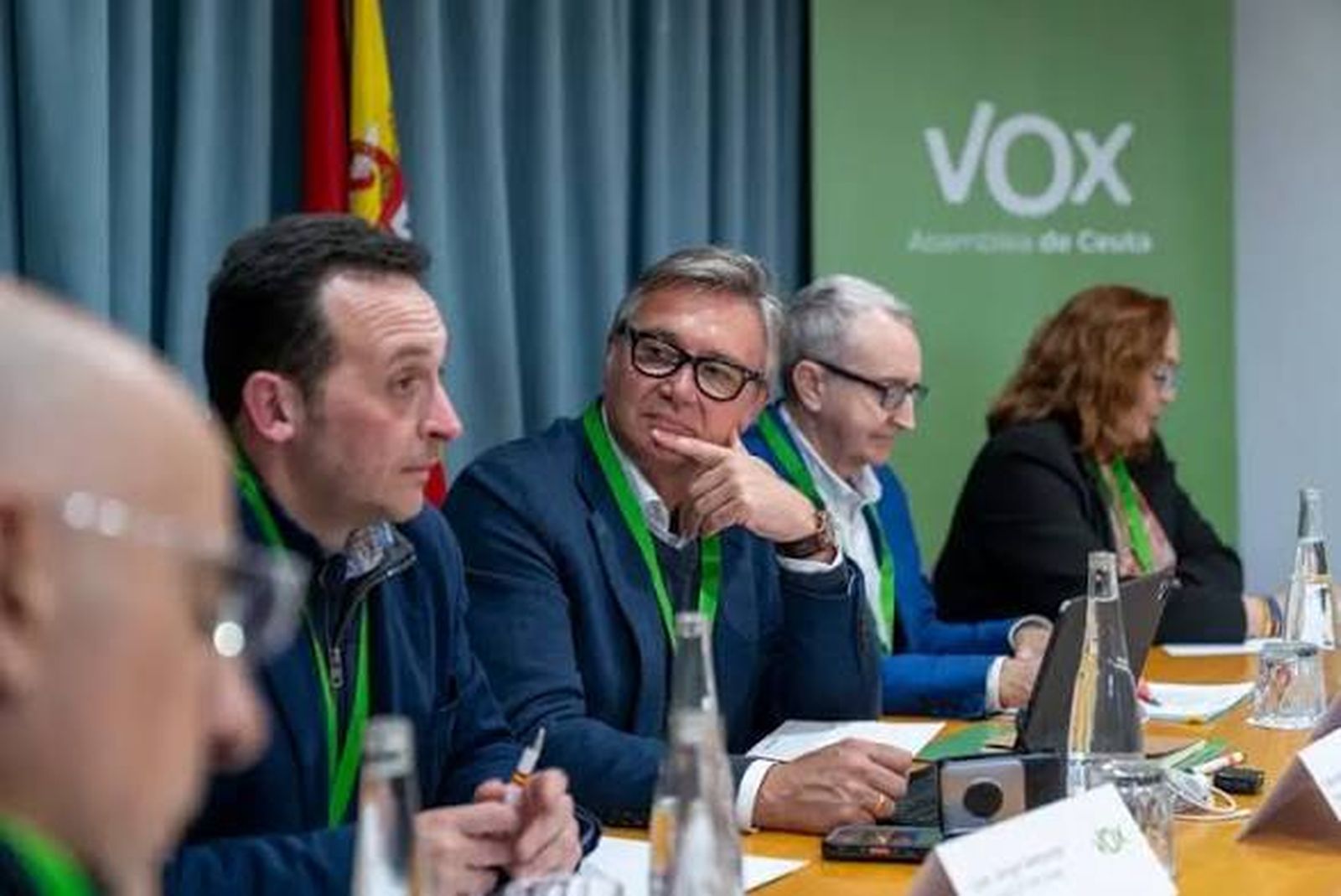 Miembros de Vox en la interparlamentaria del partido