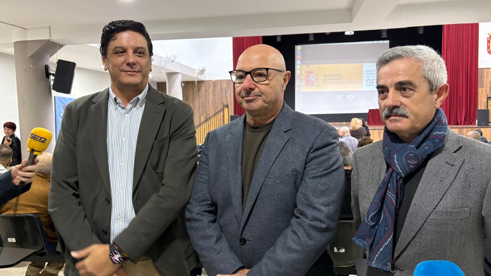 De izquierda a derecha: Mollinedo, Cecchi y Gil