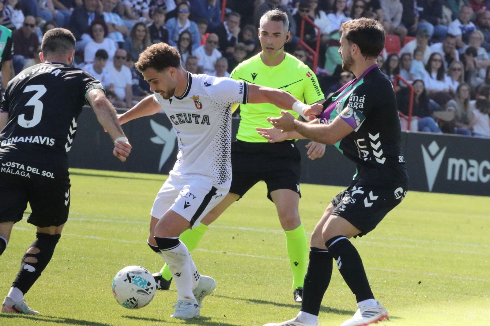 El Ceuta no pudo ante un buen Málaga