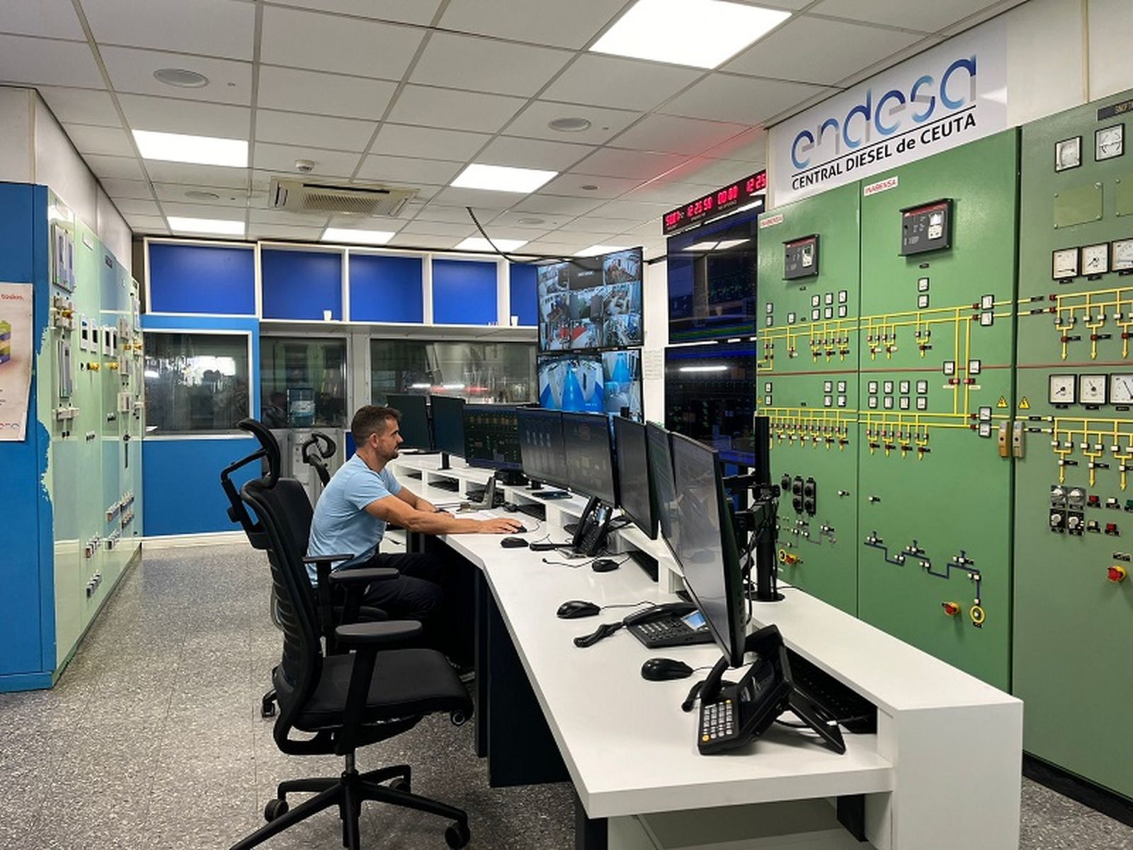 Sala de control./ FOTO C.L.