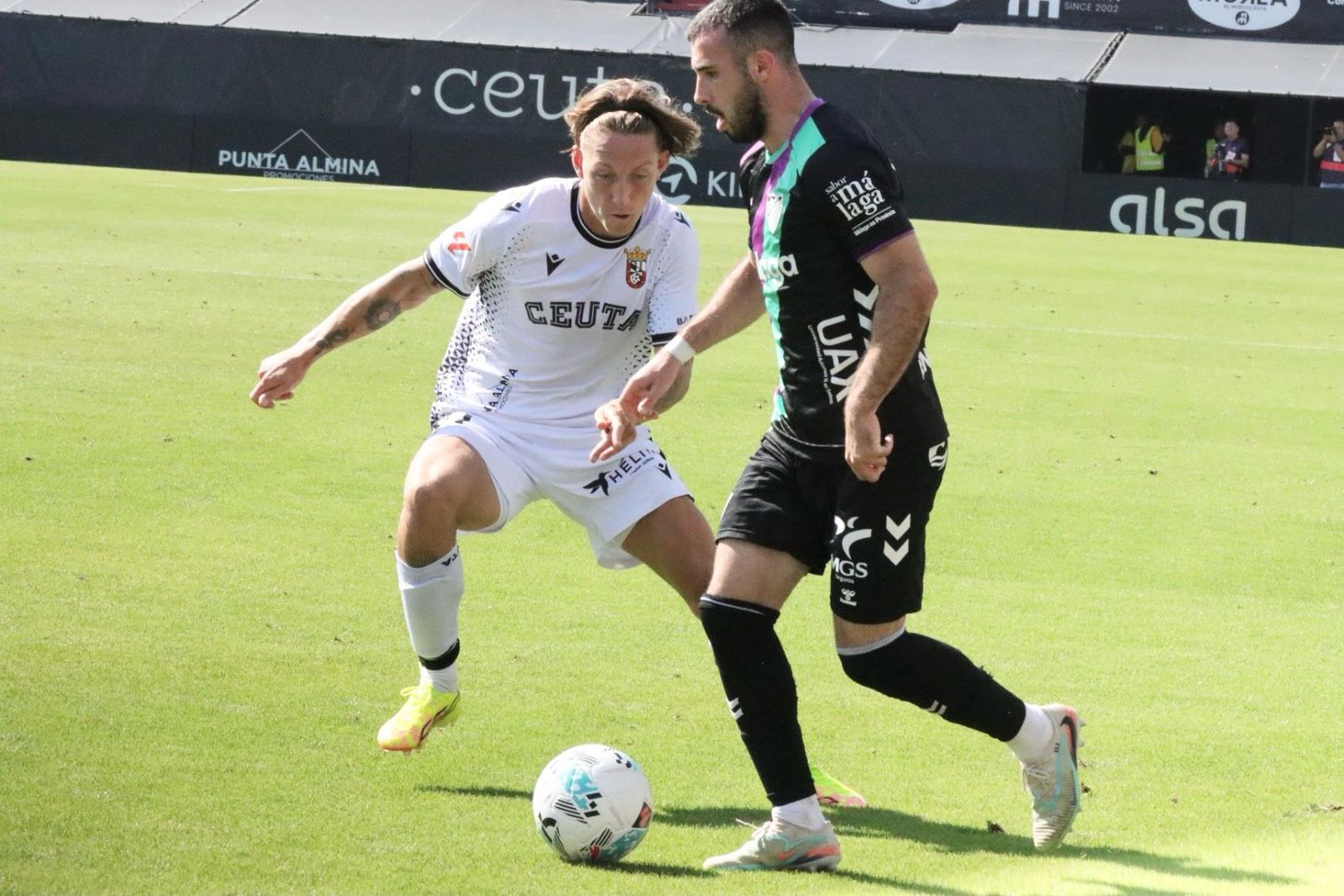 El Ceuta no pudo ante un buen Málaga
