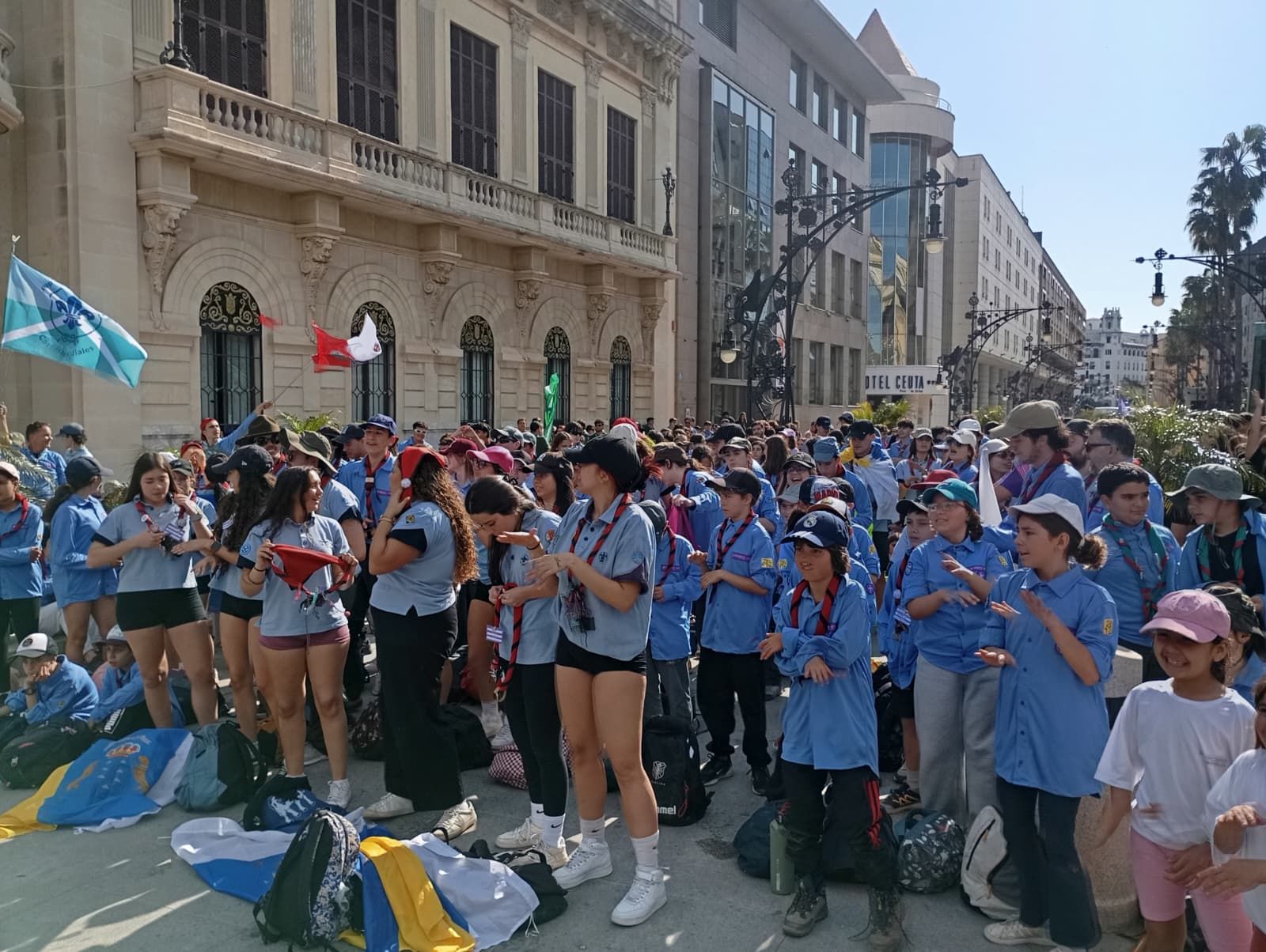 Ceuta da la bienvenida al movimiento scout con una hermosa ceremonia