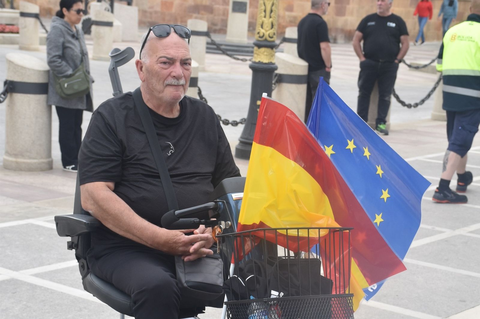 Acto del PP por el Día de Europa en la Plaza de África, con la presencia de su presidente nacional, Alberto Núñez Feijóo