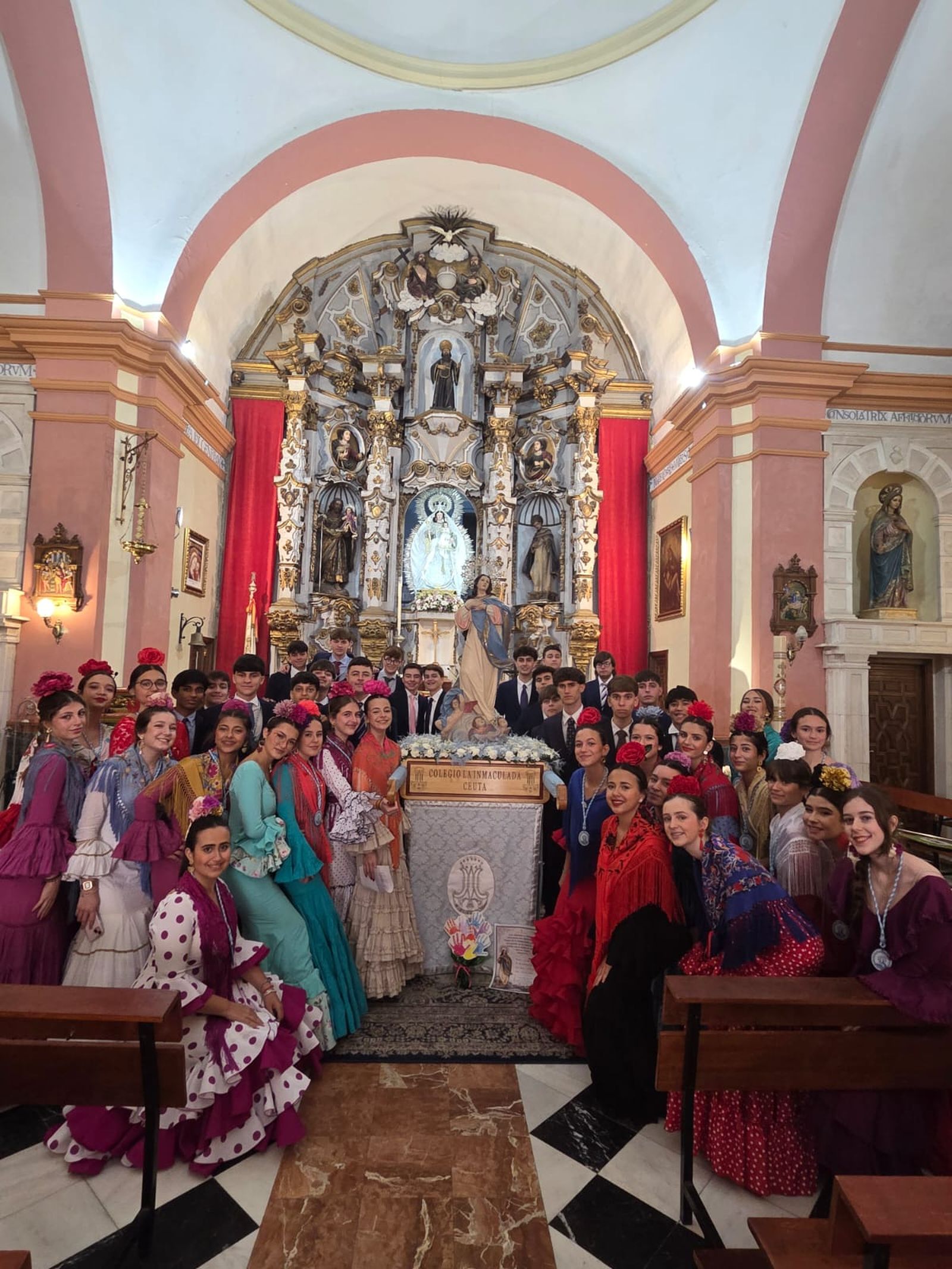 El Colegio La Inmaculada lleva la romería de Los Remedios al centro de Ceuta