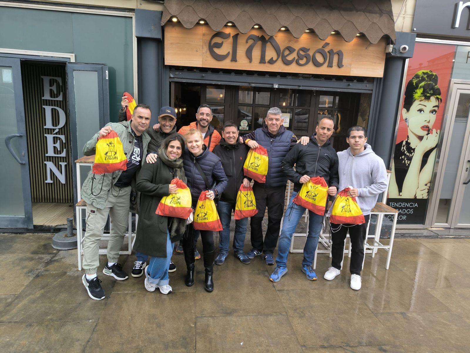 Participantes en la 'Cuna de la Legión'